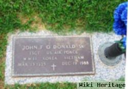 John F O'donald, Sr