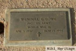 Wendell E Lowe