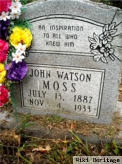 John Watson "johnny" Moss