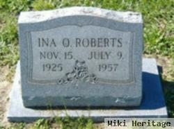 Ina O. Roberts