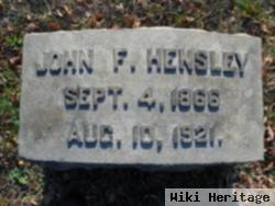 John Franklin Hensley