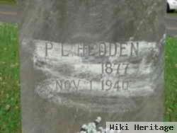 P. L. Hedden