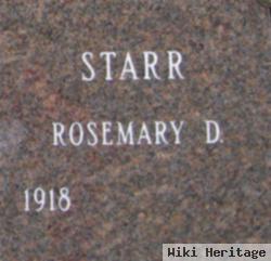 Rosemary D. Starr