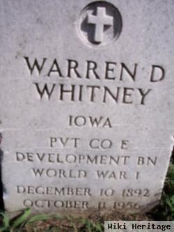 Warren D. Whitney