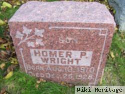 Homer P Wright