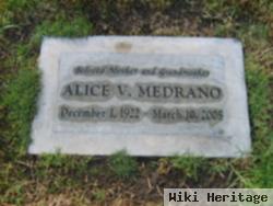 Alice V Medrano