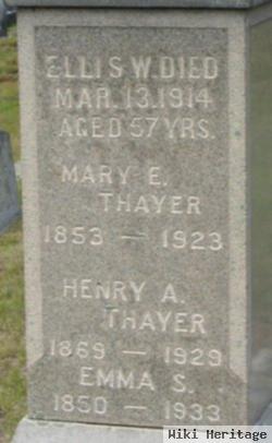 Mary Elma Taft Thayer