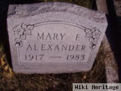 Mary F Alexander