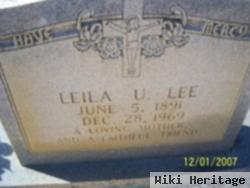 Leila U Lee