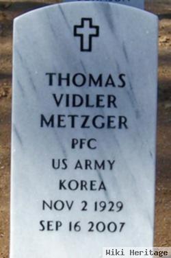 Thomas Vidler Metzger