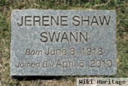 Etta Jerene Shaw Swann