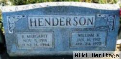 R Margaret "rose" Paden Henderson