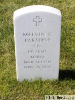 Melvin C Parsons