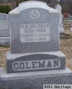 Francis A. "fannie" Williams Coleman