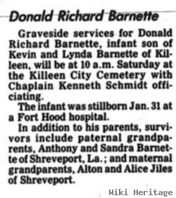 Donald Richard Barnette