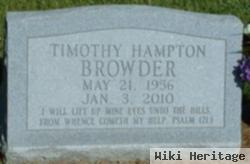 Timothy Hampton Browder, Sr