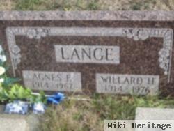 Willard H Lange