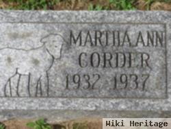 Martha Ann Corder