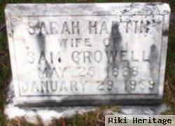 Sarah Hartin Crowell