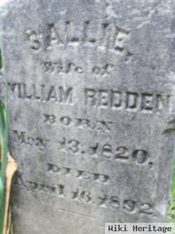 Sarah "sallie" Ward Redden