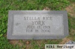 Stella Rice York