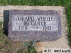 Eula Lorraine Wheeler Mccance