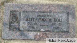 Betty Maxine Hall