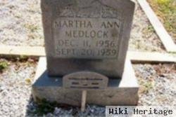 Martha Ann Medlock