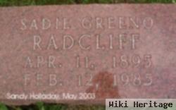 Sadie Greeno Radcliff