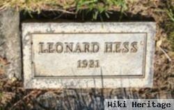 Leonard M Hess