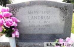 Mary Jane Johnson Landrum