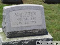 Agnes A. Mantz Weiss