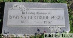 Rowena Gertrude Mcgee