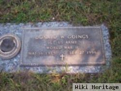Sgt Donald W. Goings