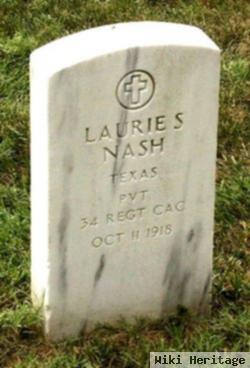 Pvt Laurie S Nash