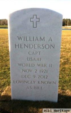 William A "bill" Henderson