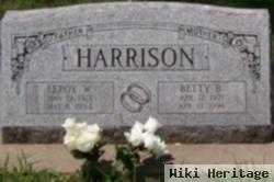 Leroy W Harrison