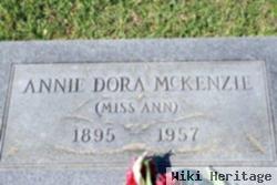 Annie Dora "miss Ann" Mckenzie