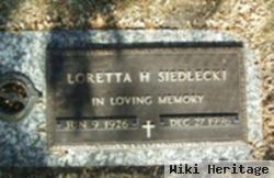 Loretta H. Biniek Siedlecki