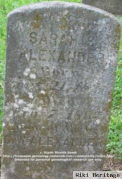 Sarah Sharp "sally" Jetton Alexander