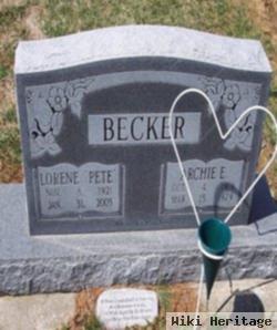 Lorene "pete" Harmon Becker