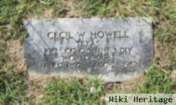 Cecil W Howell