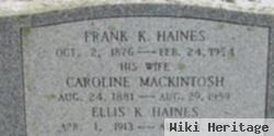 Frank K Haines