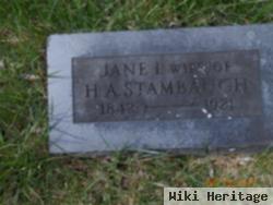 Jane Isabella Horning Stambaugh