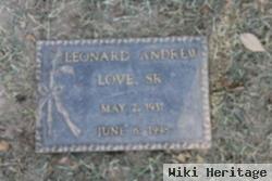 Leonard Andrew Love, Sr