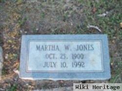 Martha W. Jones