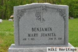 Mary Juanita Vanderpool Benjamin