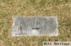 Barton R. Lethbridge