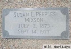 Susan Louise Peeples Mixson