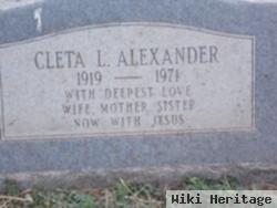 Cleta L. Alexander